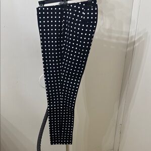 Ralph Lauren Black and White Polka Dot Pants